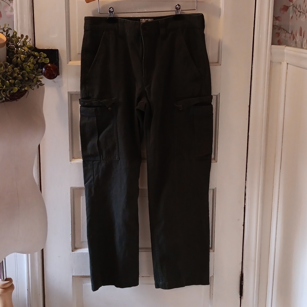 Timberland mens cargo pants sz 33 army green